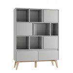 Πόρτα Για Βιβλιοθήκη Swin II-Γκρί 42.5x33.4x1.8