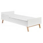 Παιδικό Κρεβάτι Swin-90x200-Λευκό 204.5x95x64.5