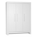 Ντουλάπα Calmo24 Τρίφυλλη-Λευκό 156.2x56x204.8