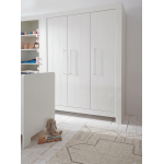Ντουλάπα Calmo24 Τρίφυλλη-Λευκό 156.2x56x204.8