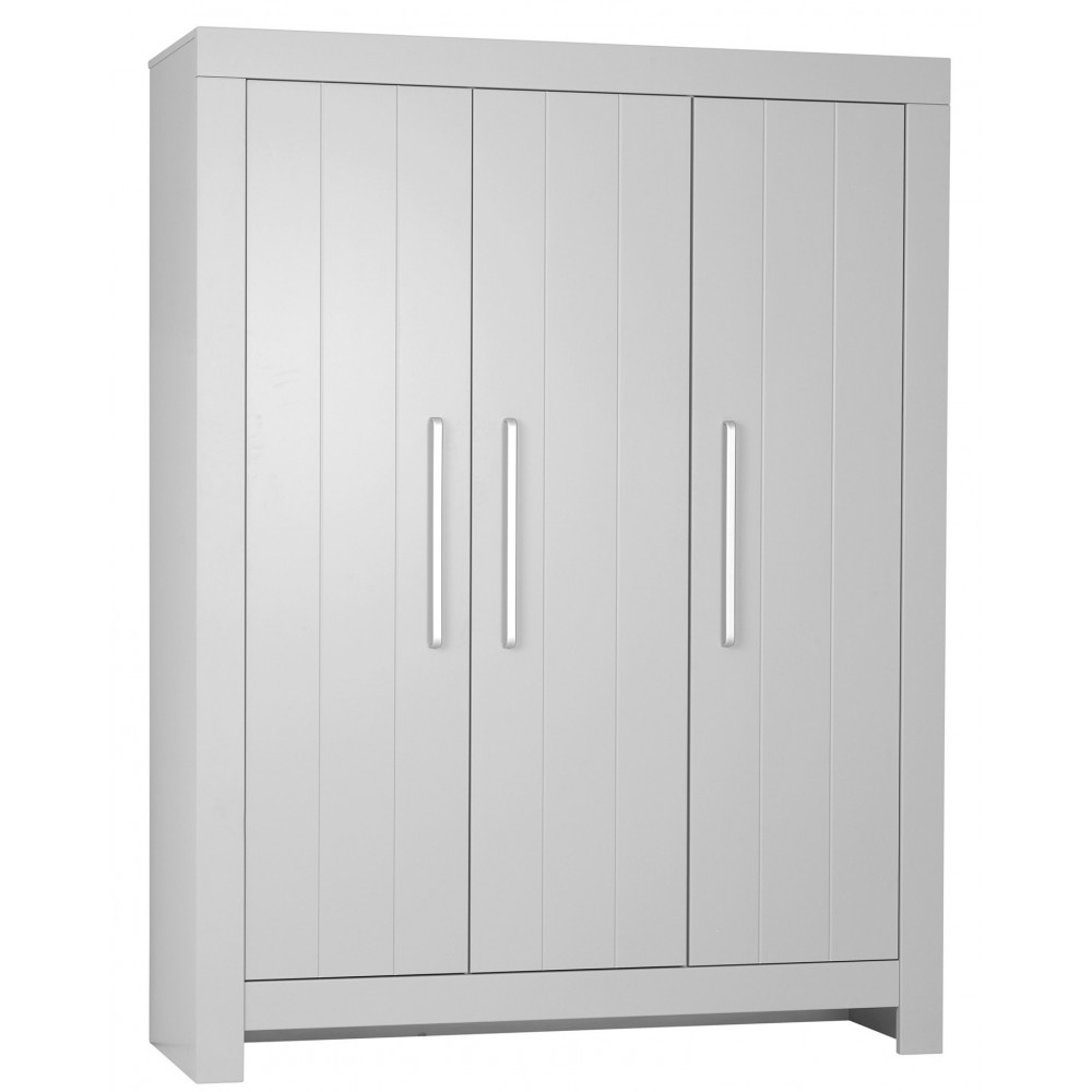Ντουλάπα Calmo24 Τρίφυλλη-Γκρί 156.2x56x204.8
