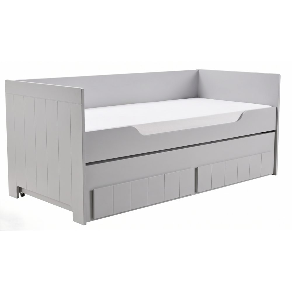 Καναπές Κρεβάτι Calmo24-90x200-Γκρί 205x97x88