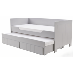 Καναπές Κρεβάτι Calmo24-90x200-Γκρί 205x97x88