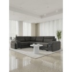 Γωνιακός Καναπές Assan-Ανθρακί-Αριστερή 305x205x90