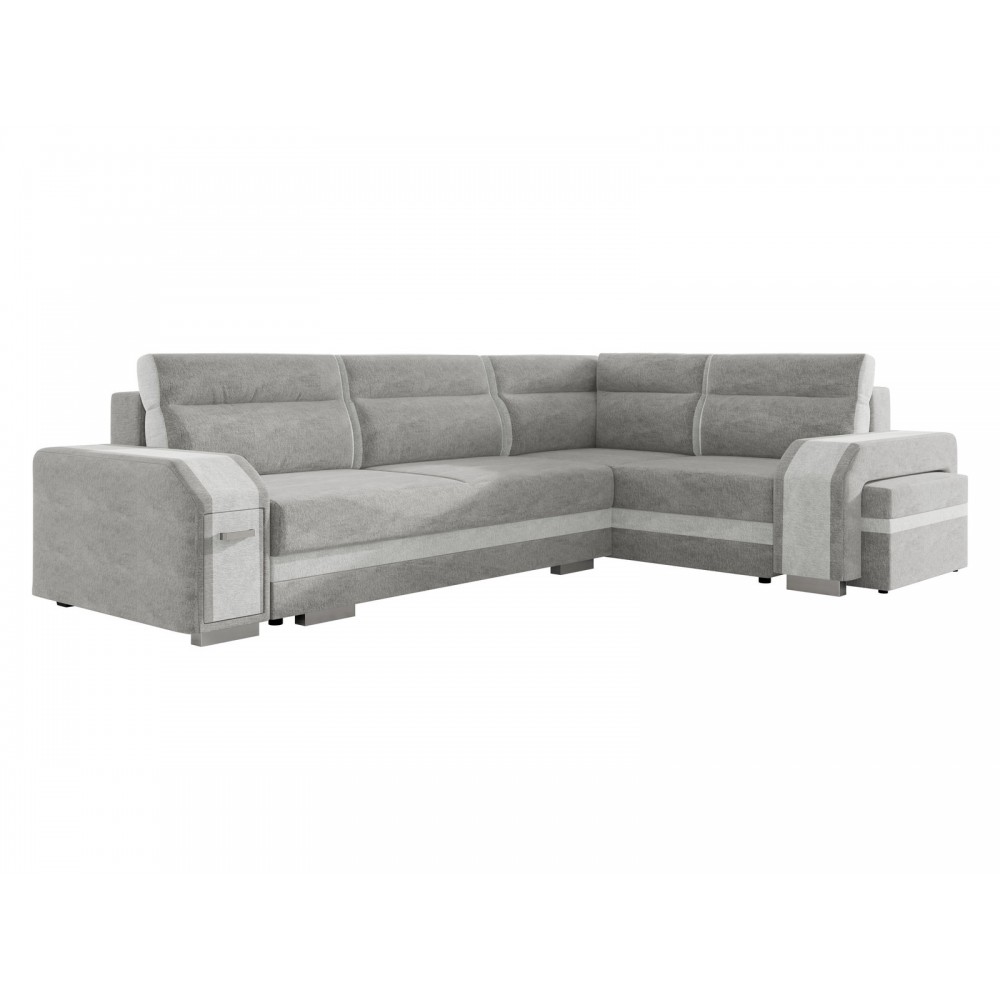 Γωνιακός Καναπές Assan-Γκρι-Δεξιά 305x205x90