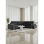 Γωνιακός Καναπές Assan-Μαύρο-Δεξιά 305x205x90