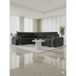 Γωνιακός Καναπές Assan-Μαύρο-Αριστερή 305x205x90