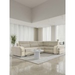 Γωνιακός Καναπές Assan-Μπεζ-Δεξιά 305x205x90