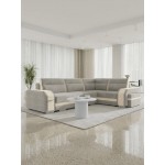 Γωνιακός Καναπές Assan-Μπεζ - Γκρι-Δεξιά 305x205x90
