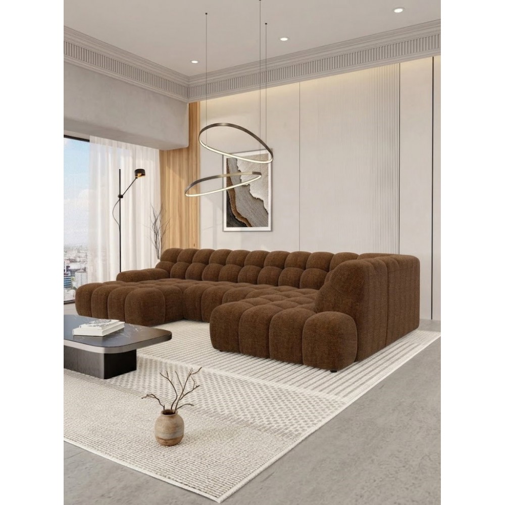 Γωνιακός Καναπές Campane XL-Δεξιά 385x175x85
