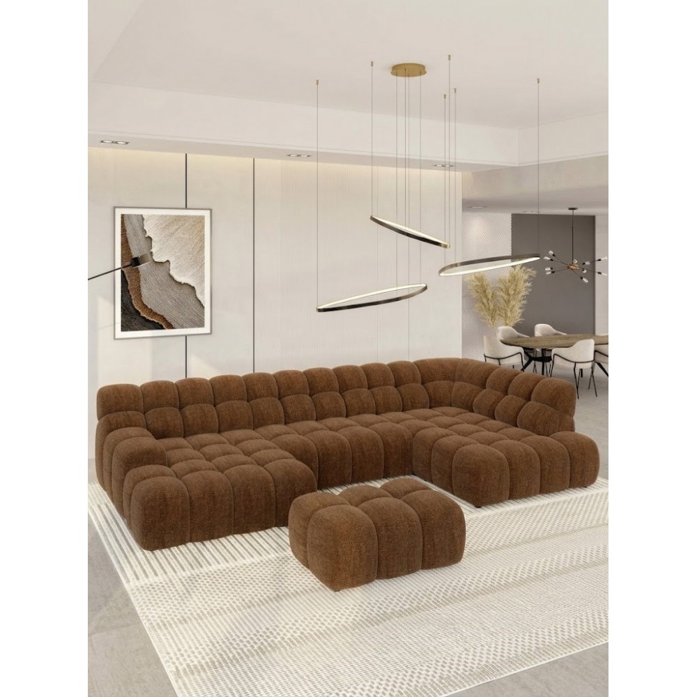 Γωνιακός Καναπές Campane XL-Δεξιά 385x175x85
