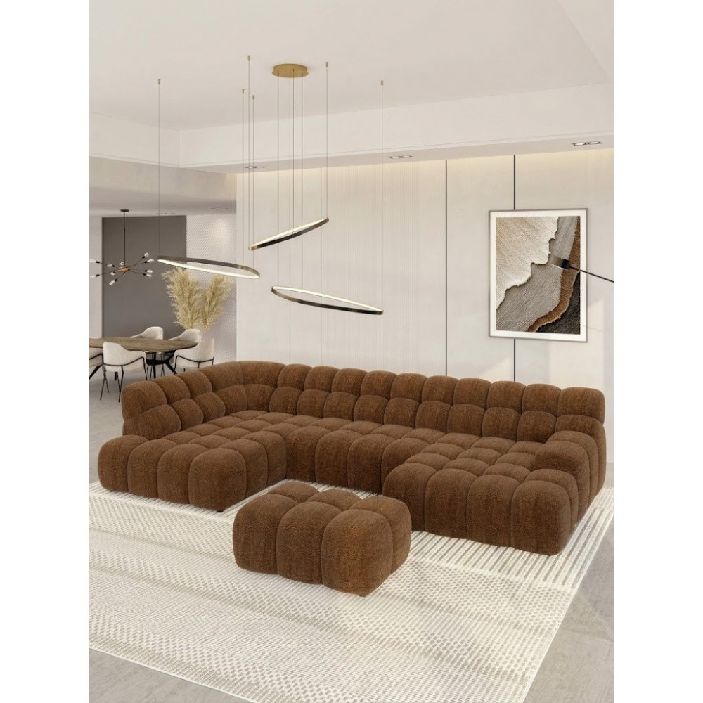 Γωνιακός Καναπές Campane XL-Αριστερή 385x175x85