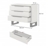 Συρταριέρα Halle-Γκρεζ 99x45x83