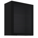 Κρεμαστή βιτρίνα Universal 60 GS 72 1F-Μαύρο 60x31x71.5