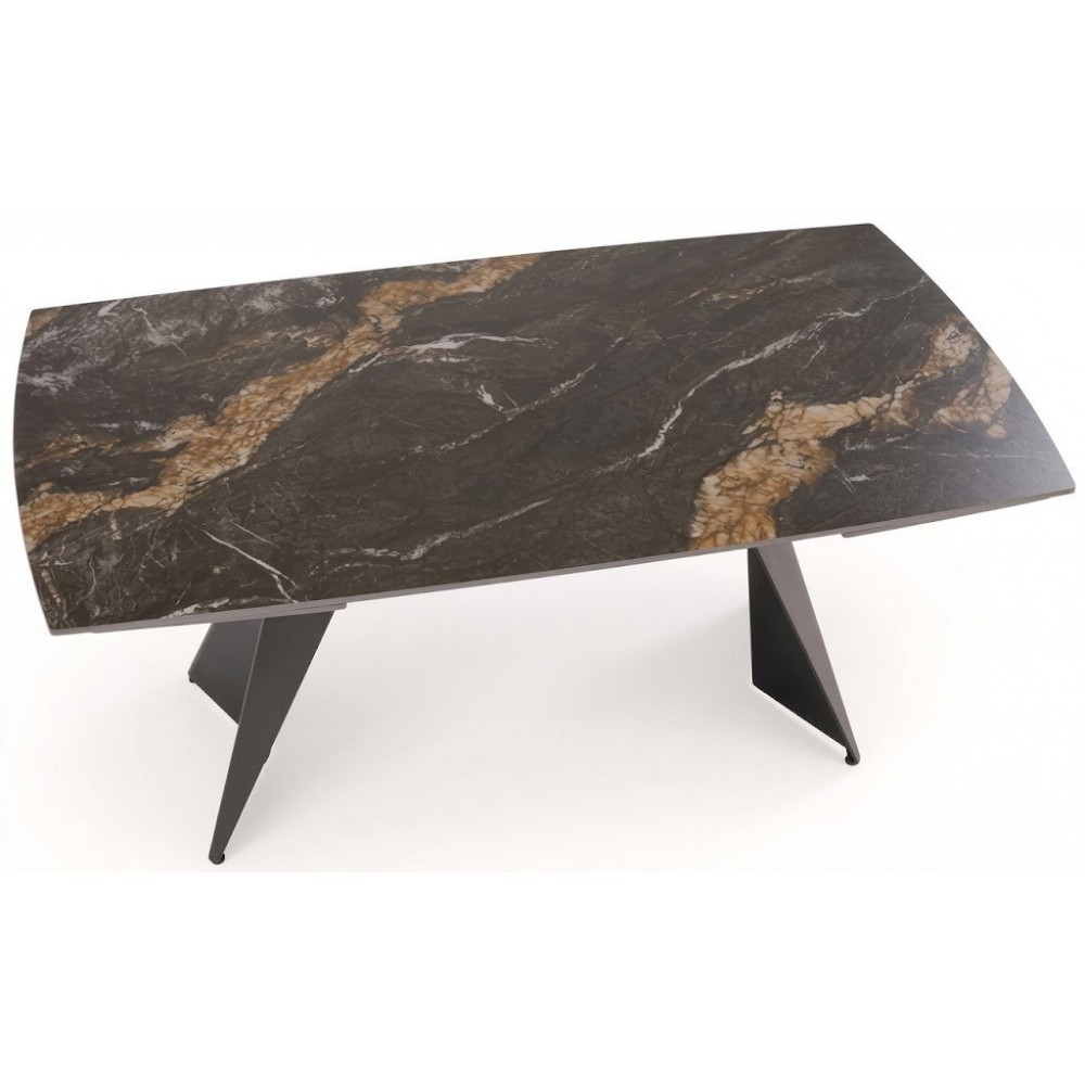 Τραπέζι Armani Επεκτεινόμενο-Μαύρο 90x77