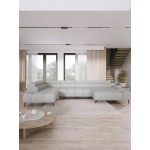 Γωνιακός Καναπές Santela XL-Αριστερή 377x180x76