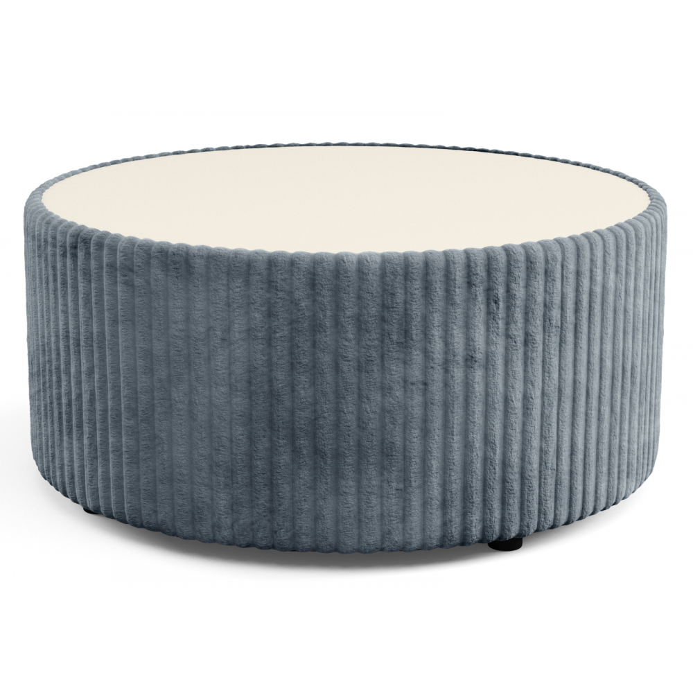 Τραπεζάκι σαλονιού Molano Round-Μπλε 89x89x42