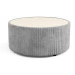 Τραπεζάκι σαλονιού Molano Round-Γκρι 89x89x42