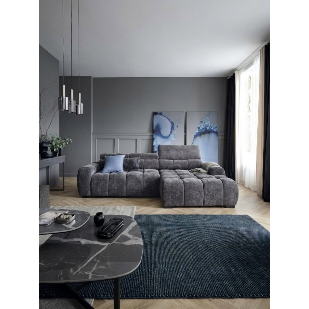 Γωνιακός Καναπές Bason S-Δεξιά 285x108x77