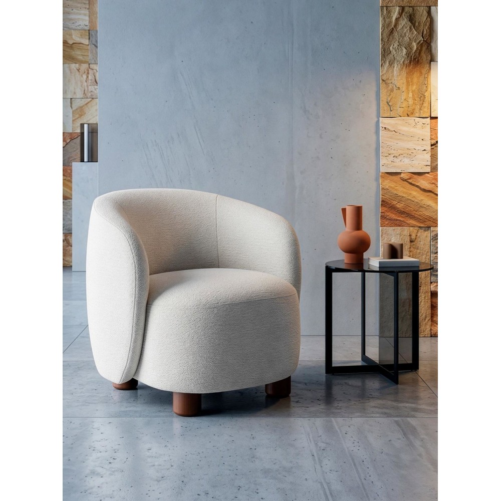Πολυθρόνα Oryza-Κρεμ 75x80x70