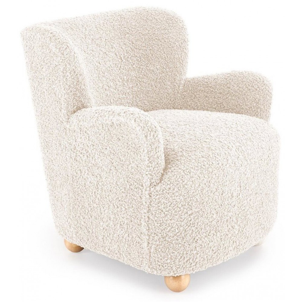 Πολυθρόνα Zyvora-Κρεμ 80x80x82