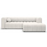 Γωνιακός καναπές Morfo-Λευκό-Δεξιά 264x176.5x77