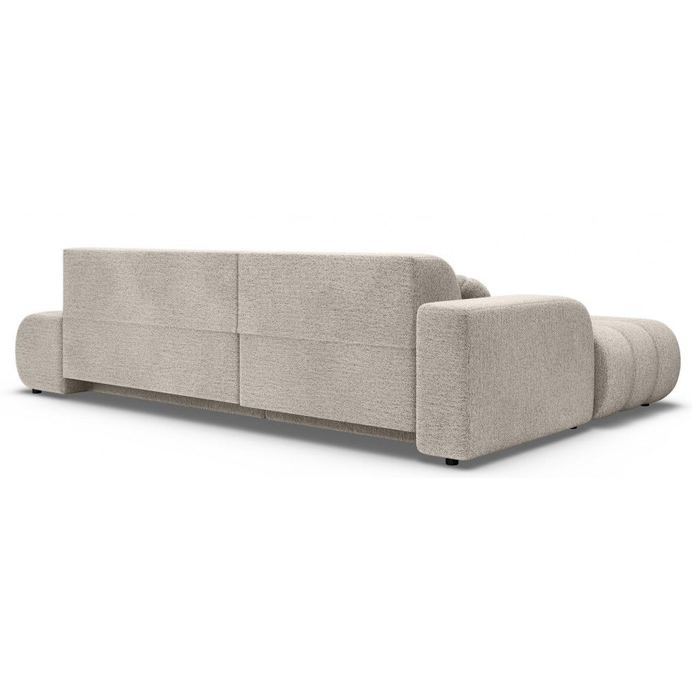 Γωνιακός καναπές Pola-Μπεζ-Δεξιά 283x176.5x74