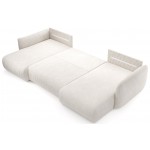 Γωνιακός καναπές Alino U-Λευκό 345x177x88