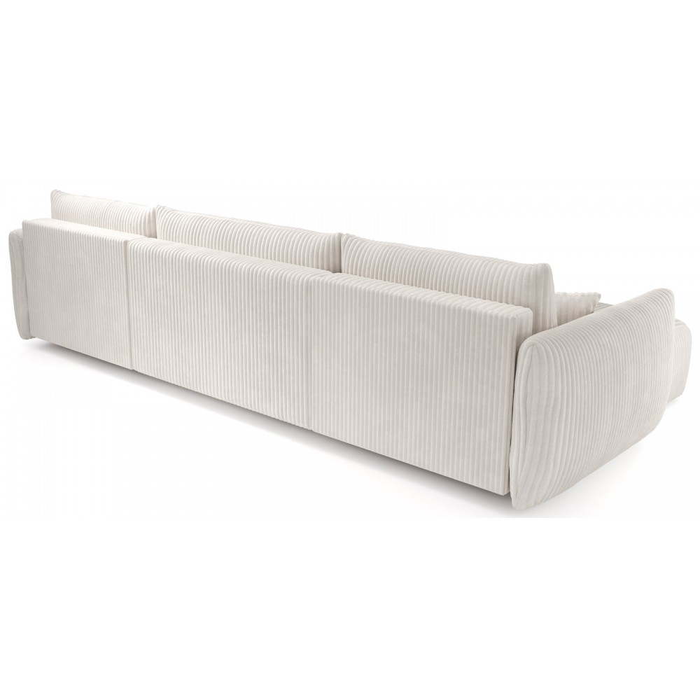 Γωνιακός καναπές Alino U-Λευκό 345x177x88