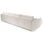 Γωνιακός καναπές Alino U-Λευκό 345x177x88