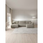 Γωνιακός καναπές Alino U-Γκρι 345x177x88