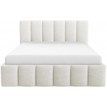 Επενδυμένο Κρεβάτι Lunaro-Λευκό-160 x 200 211x106