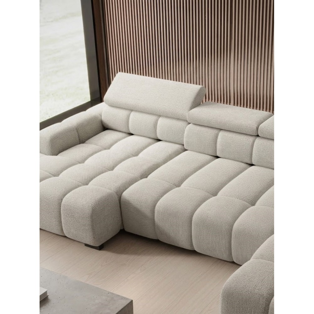 Γωνιακός Καναπές Bason XL-Δεξιά 393x168x77