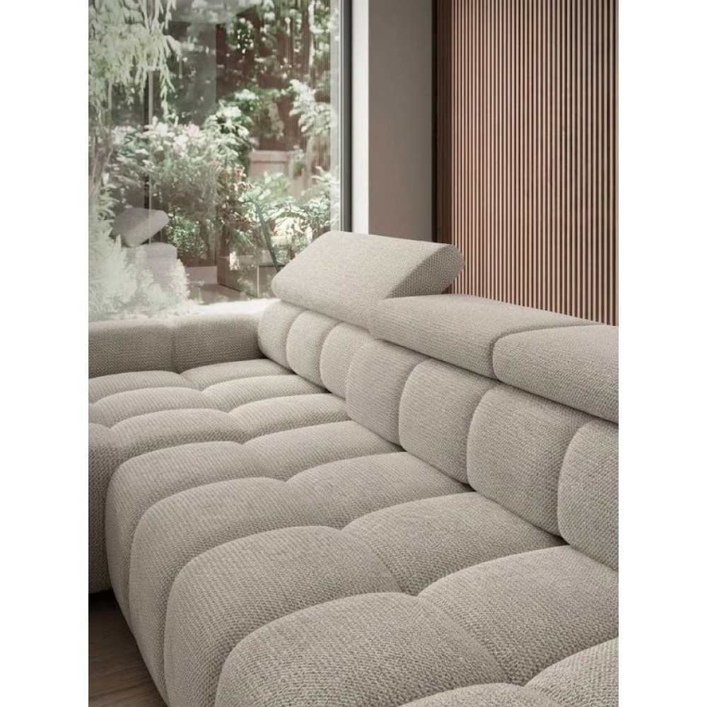 Γωνιακός Καναπές Bason XL-Δεξιά 393x168x77