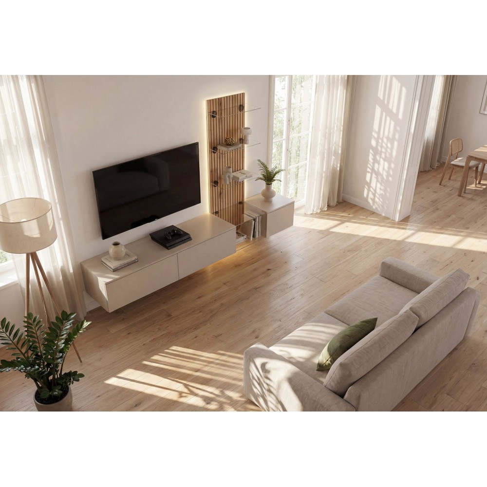 Σύνθετο Σαλονιού Luxera 220x40x160