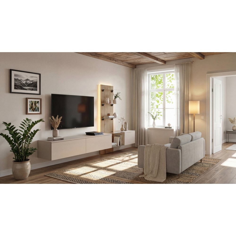 Σύνθετο Σαλονιού Luxera 220x40x160