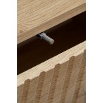 Σύνθετο Σαλονιού Calvix-Φυσικό - Λευκό 148x35x160
