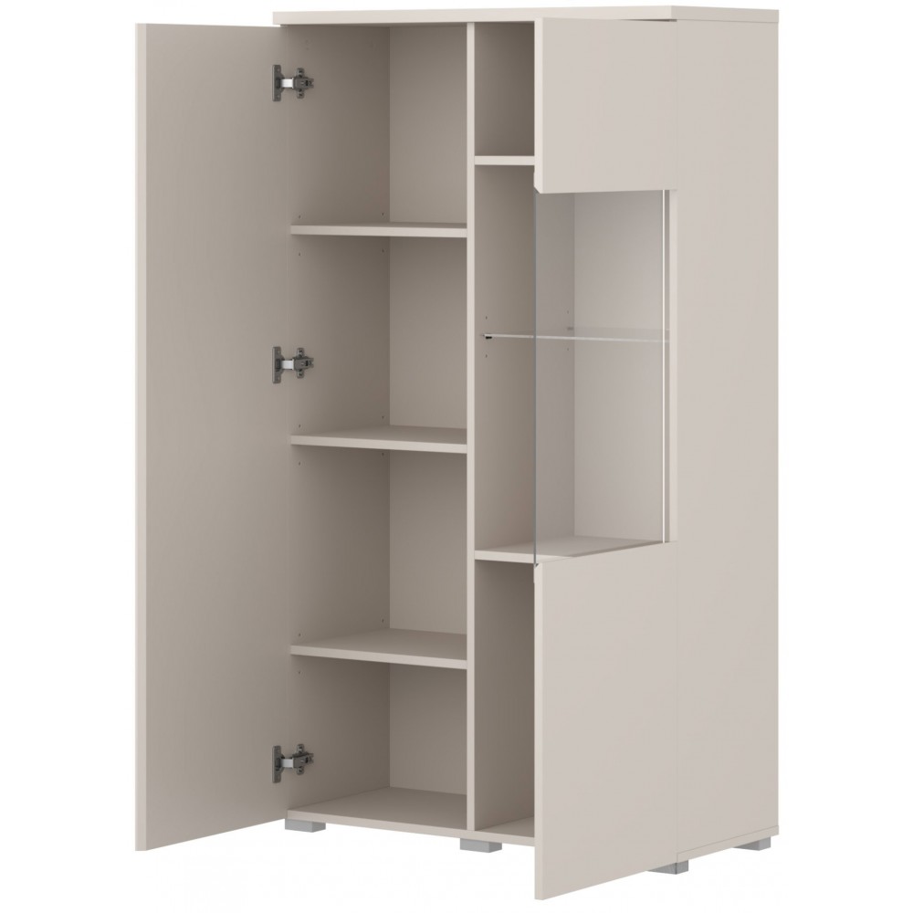 Βιτρίνα Domus-Γκρεζ 80x35x140