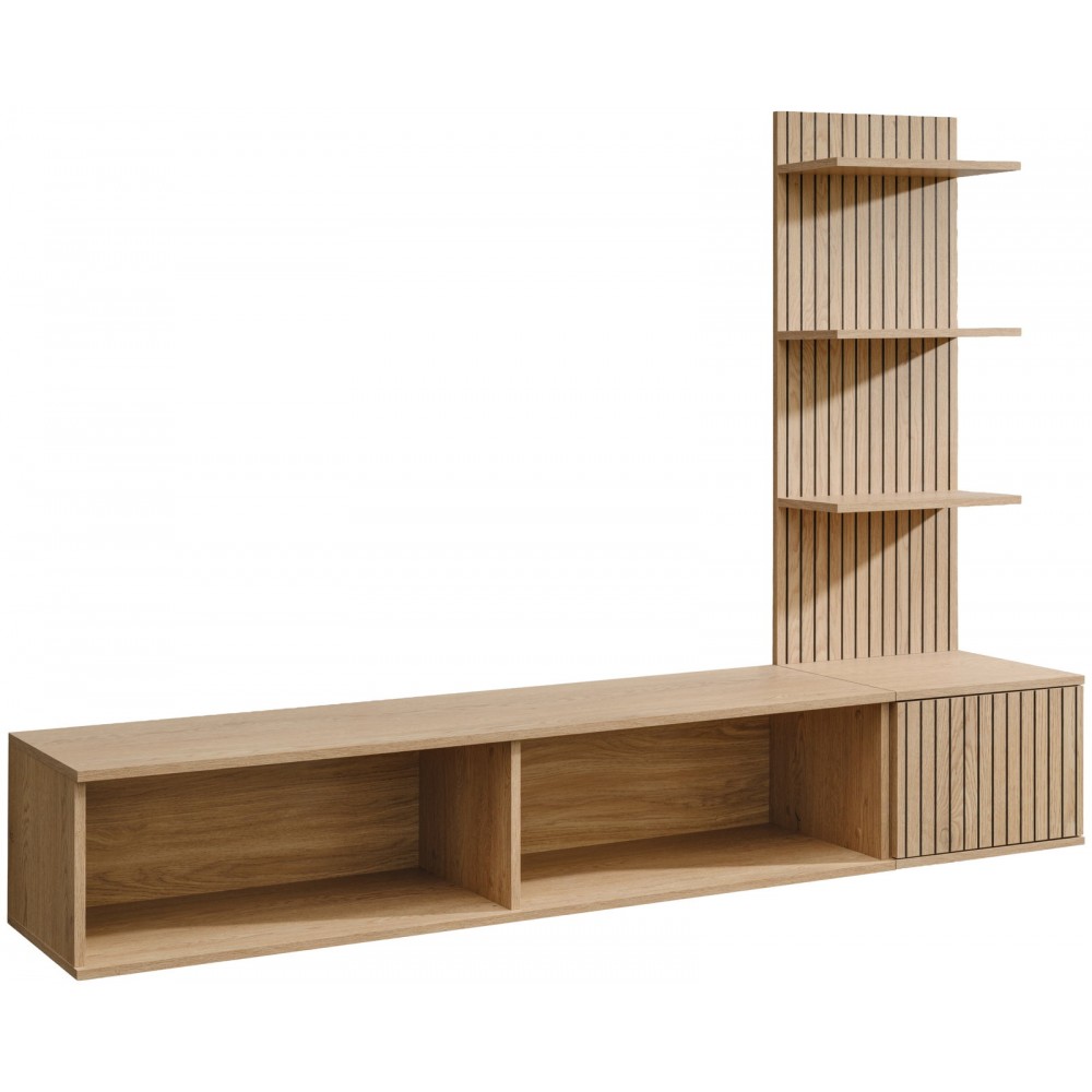 Σύνθετο Σαλονιού Norvex-Φυσικό 180.2x40x130