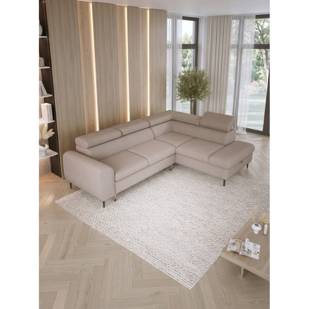 Γωνιακός Καναπές Ravona L-Δεξιά 251x95x75