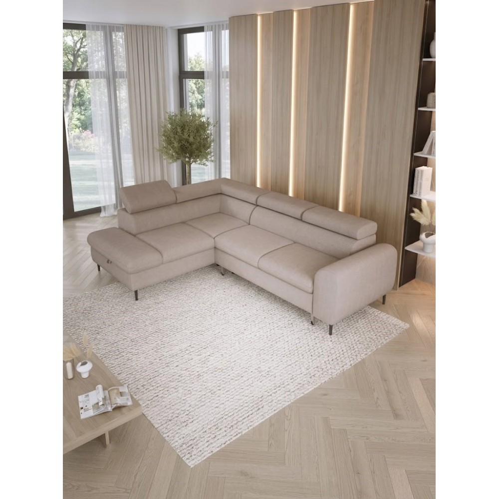 Γωνιακός Καναπές Ravona L-Αριστερή 251x95x75