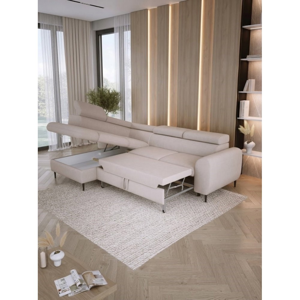 Γωνιακός Καναπές Ravona L-Αριστερή 251x95x75