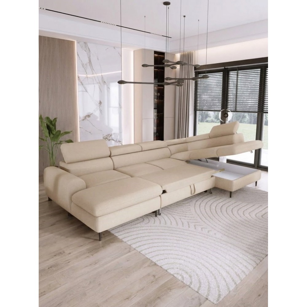 Γωνιακός Καναπές Ravona XL-Δεξιά 326x163x75