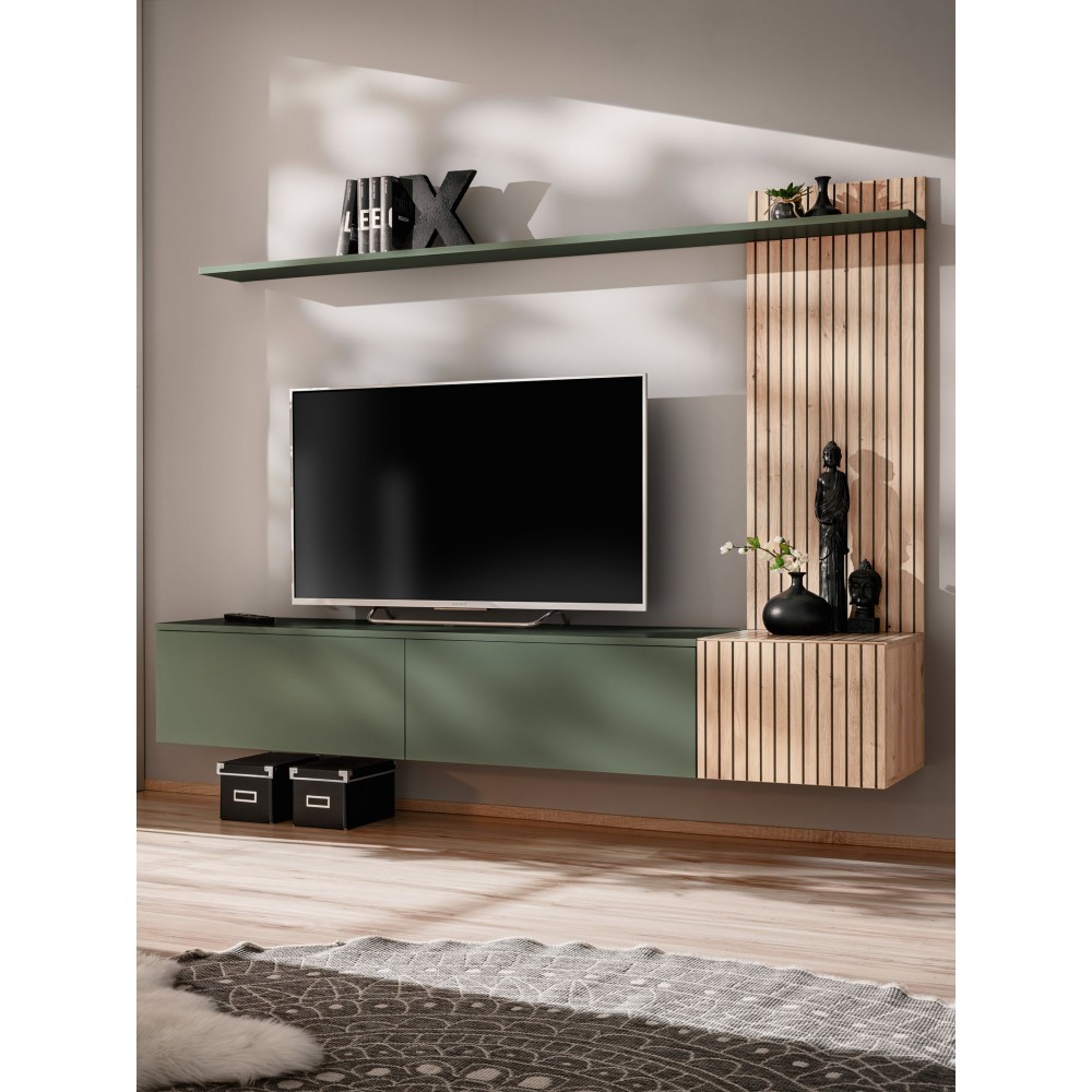 Σύνθετο Σαλονιού Novra 180x40x130