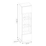 Σύνθετο Σαλονιού Zentro III 200x40x158