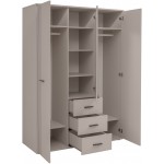Ντουλάπα Xelvo Τρίφυλλη 135x55x190
