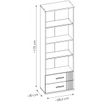 Βιβλιοθήκη Xelvo 60x35x175