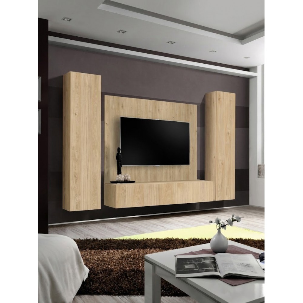 Σύνθετο Σαλονιού Tovra I-Φυσικό 240x40x170