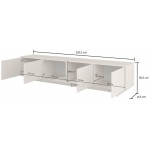 Έπιπλο Τηλεόρασης Halden-Μπεζ 220.5x41.5x50.5