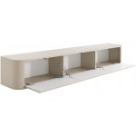 Έπιπλο Τηλεόρασης Hange-Καφέ 200x34x29